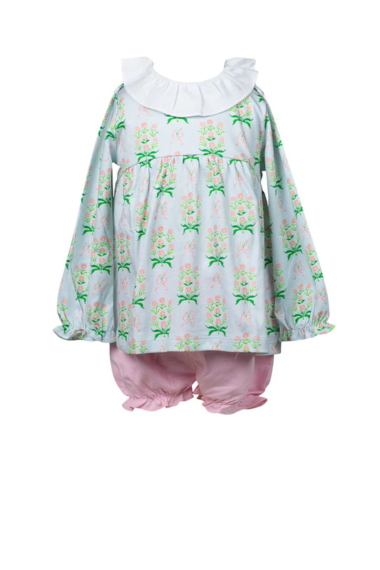 Margot Long Sleeve Bloomer Set