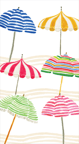Beach Umbrellas Napkin / Cocktail