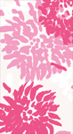 Chrysanthemum raspberry - guest towel