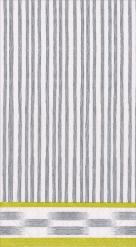 Boho stripe grey - guest towel