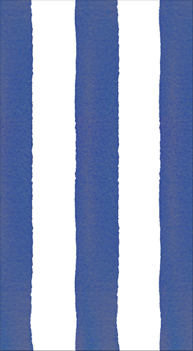 Cafe Stripe Navy-Paper Linen Guest Towels