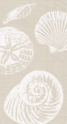 Shells sand - guest towel
