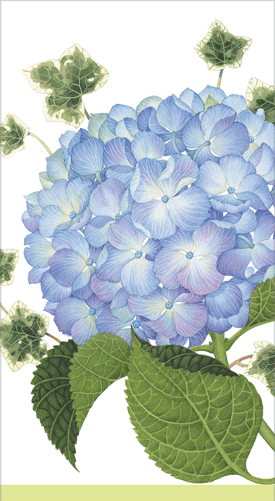 Hydrangea Recycled Guest Towel