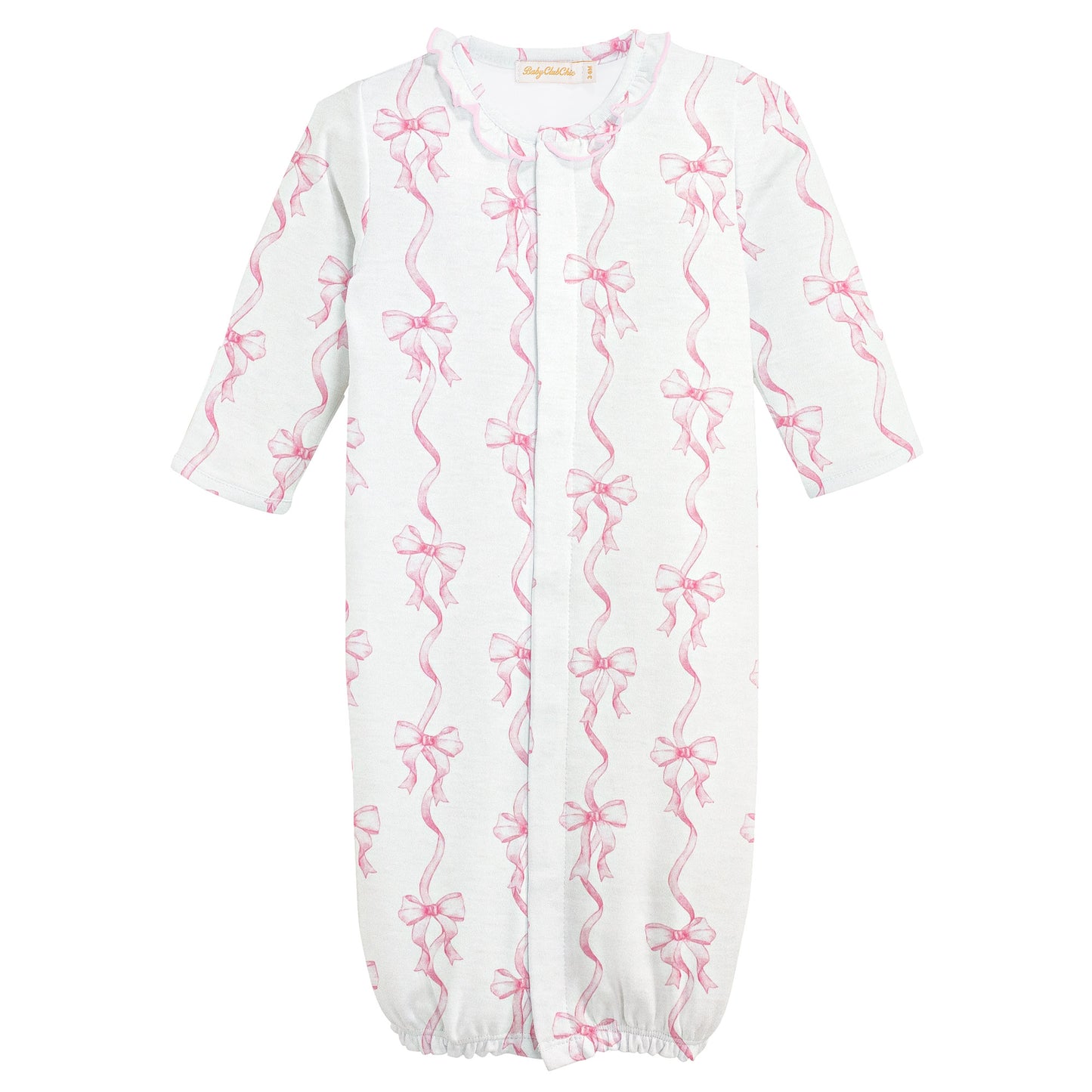 Coquette Bows Conv. Gown W/Ruffle