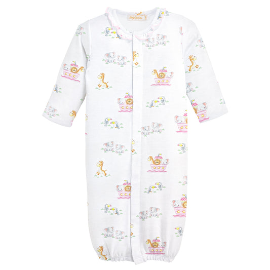 Noah'S Ark - Pink Conv. Gown W/Ruffle