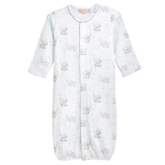 Tiny Bubbly Elephant Conv. Gown W/Piping