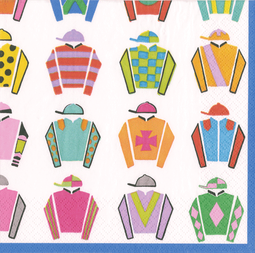 Jockey silks - napkin cocktail