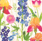 Summer Garden White Napkins