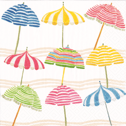 Beach Umbrellas Napkin / Cocktail