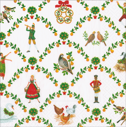 On The Twelfth Day - Napkin Cocktail