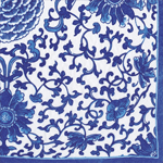 Indigo garden blue/white - napkin cocktail