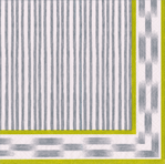 Boho stripe grey - napkin cocktail