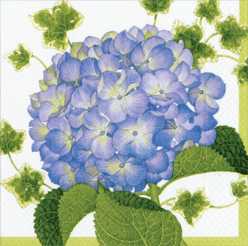 Hydrangea Recycled Napkin Luncheon