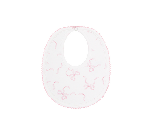 Charming Bows Bib Pink