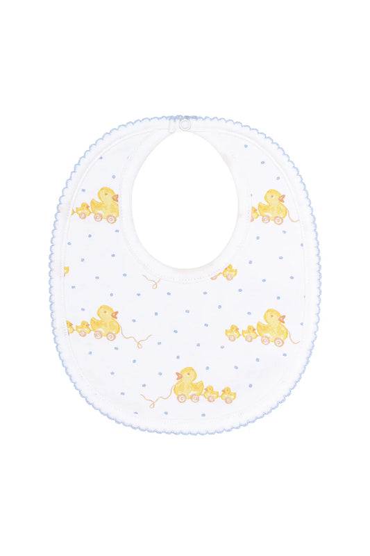 Blue Ducks Print Bib