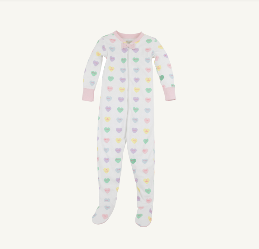Noelle's Night Night Footie - We Heart You