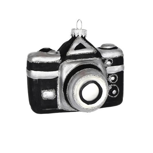 Black Camera Ornament