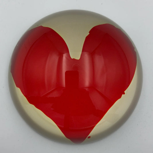 Heart paperweight