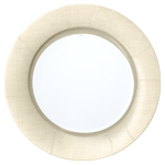 Linen Natural Round Plate