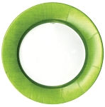 Linen Moss Round Plate