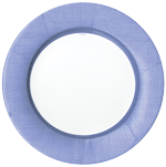 Linen Lavender Round Plate