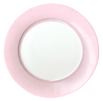 Linen Petal Pink Round Plate