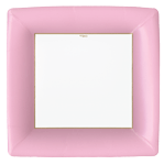 Grosgrain Lt Pink Square Plate