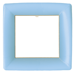 Grosgrain Lt Blue Square Plate