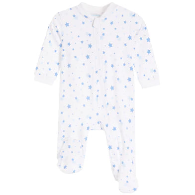 Blue Star Confetti Footie