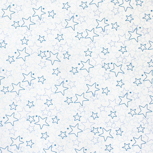 Blue Doodle Stars 2-Piece Pajama Set
