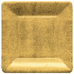 Grosgrain Gold Square Plate