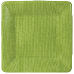 Grosgrain Moss Square Plate