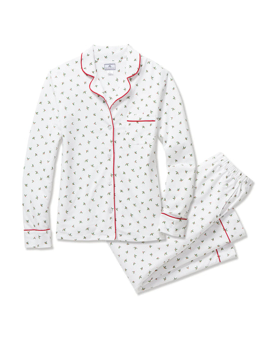 Women's Pima Pajamas in Mistletoe Moments