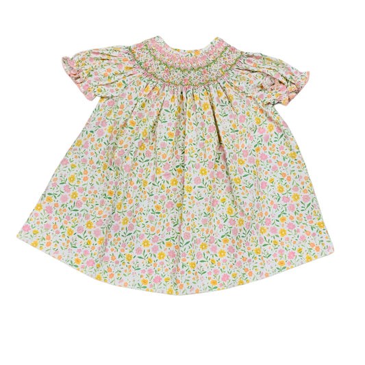 Emma Pink/Yellow Spring Floral Bishop