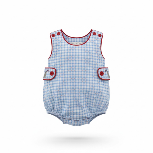 Tab Shep Bubble-Patriotic Plaid
