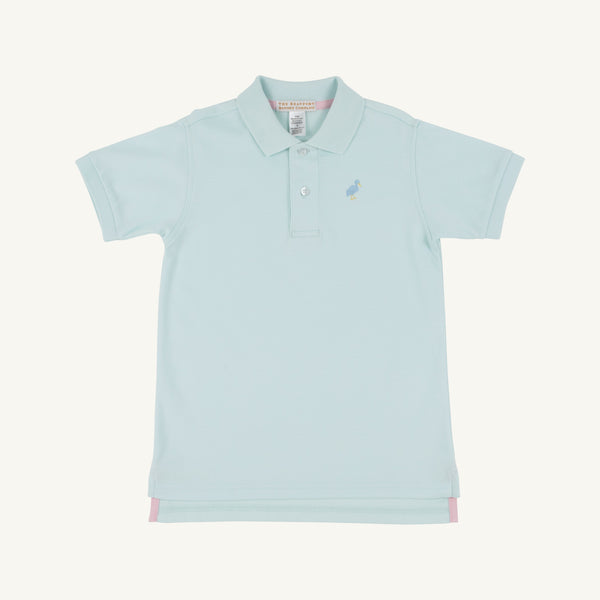 Prim and Proper Polo SS - Sea Island Seafoam