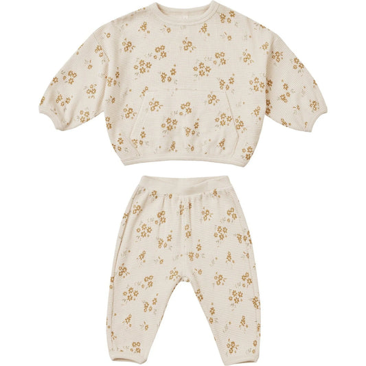 Waffle Slouch Set-Marigold