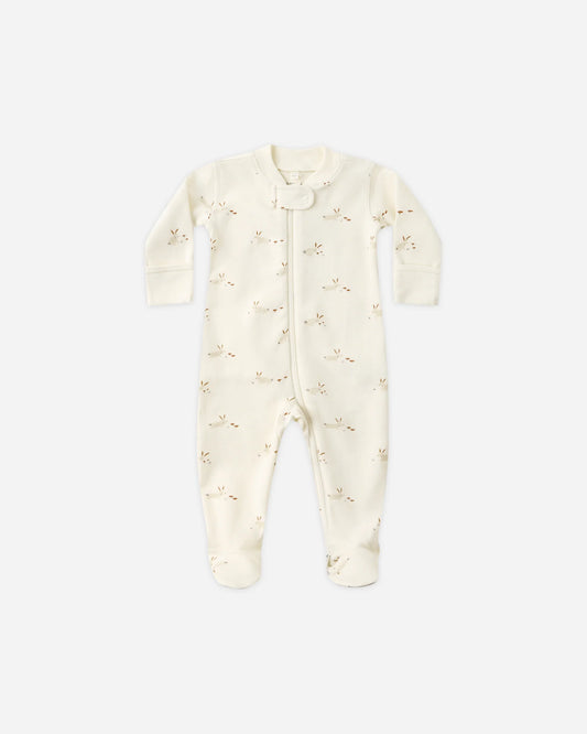 Zip Long Sleeve Sleeper Footie - Bunnies