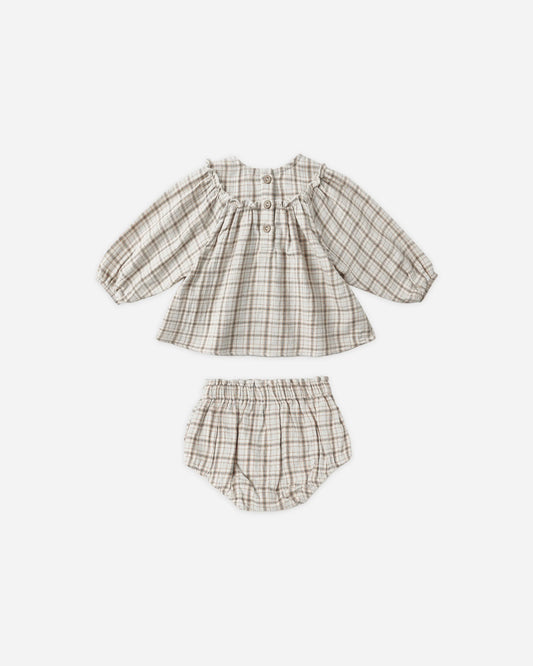 Mia Set Blue Plaid