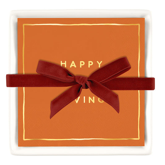 Napkin Tray -Happy Thanksgiving