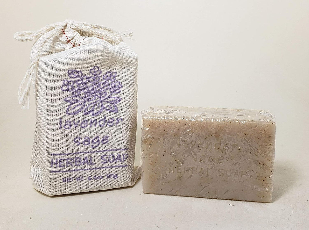 Lavender Sage 6.4oz Sack Soap
