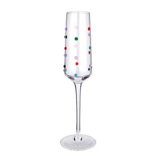 Beaded Champagne Flute