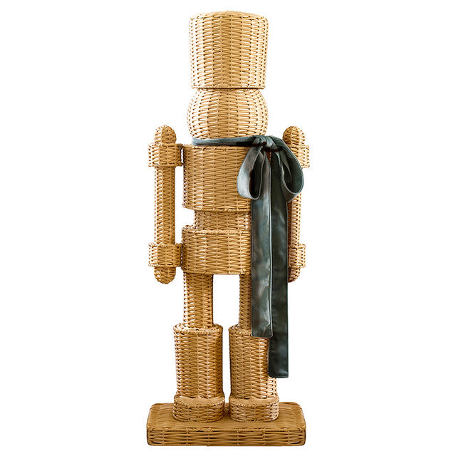 Wicker Nutcracker -Green