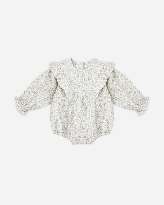 Winnie Romper-Blue Vines