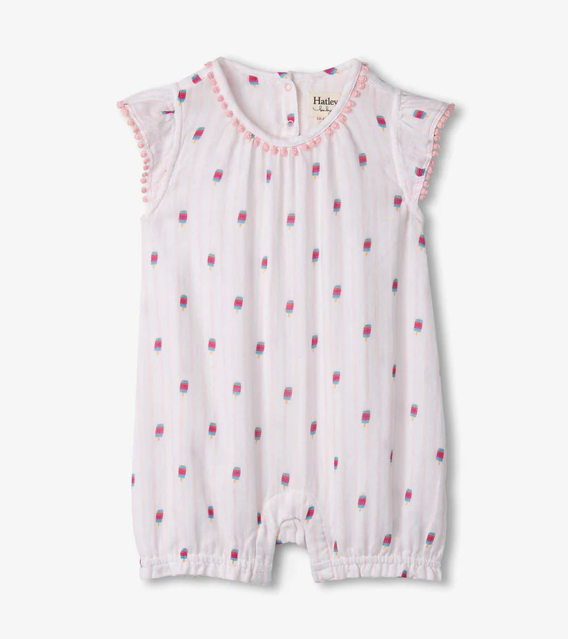 Yummy Pops Flutter Sleeve Shortall