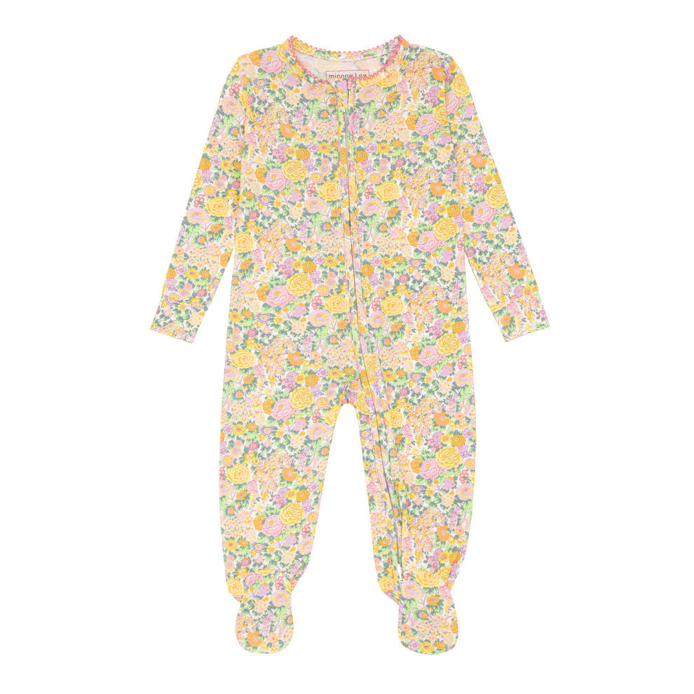 Baby Elysian  Flower Footie