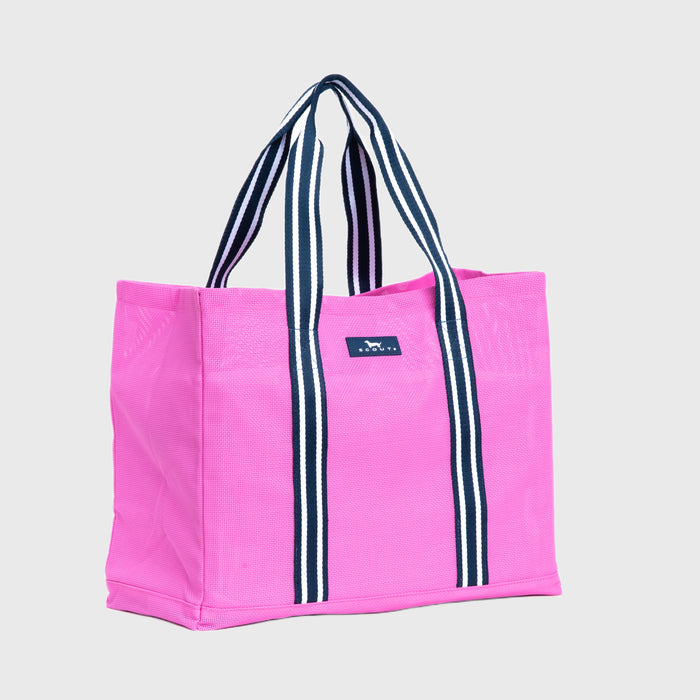 Roadtripper Tote Red Violet Woven