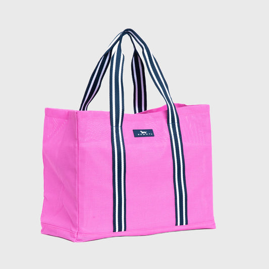 Roadtripper Tote Red Violet Woven