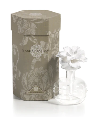 Grand White Hibiscus Porcelain Diffuser