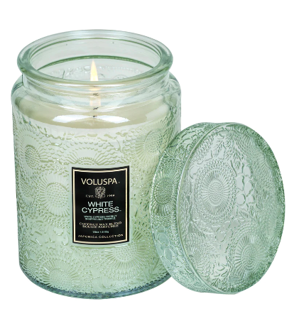 White Cypress Candle